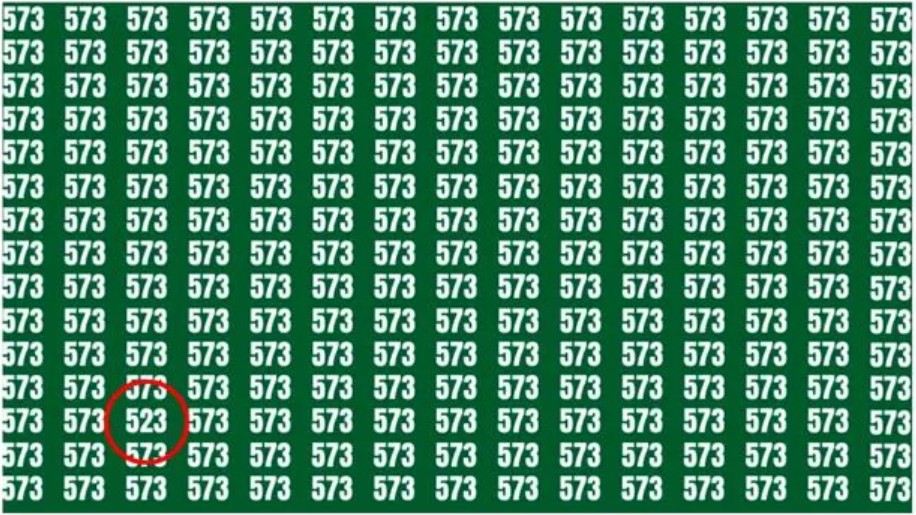 Optična iluzija s številkami