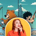 Kje so tri razlike med risbama moškega in medveda: uganiti moraš v 27 sekundah. Kje so tri razlike med risbama moškega in medveda: uganiti