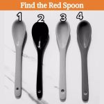 Le genij lahko v 6 sekundah najde rdečo žlico na fotografiji: miselna uganka Le genij lahko v 6 sekundah najde rdečo žlico na