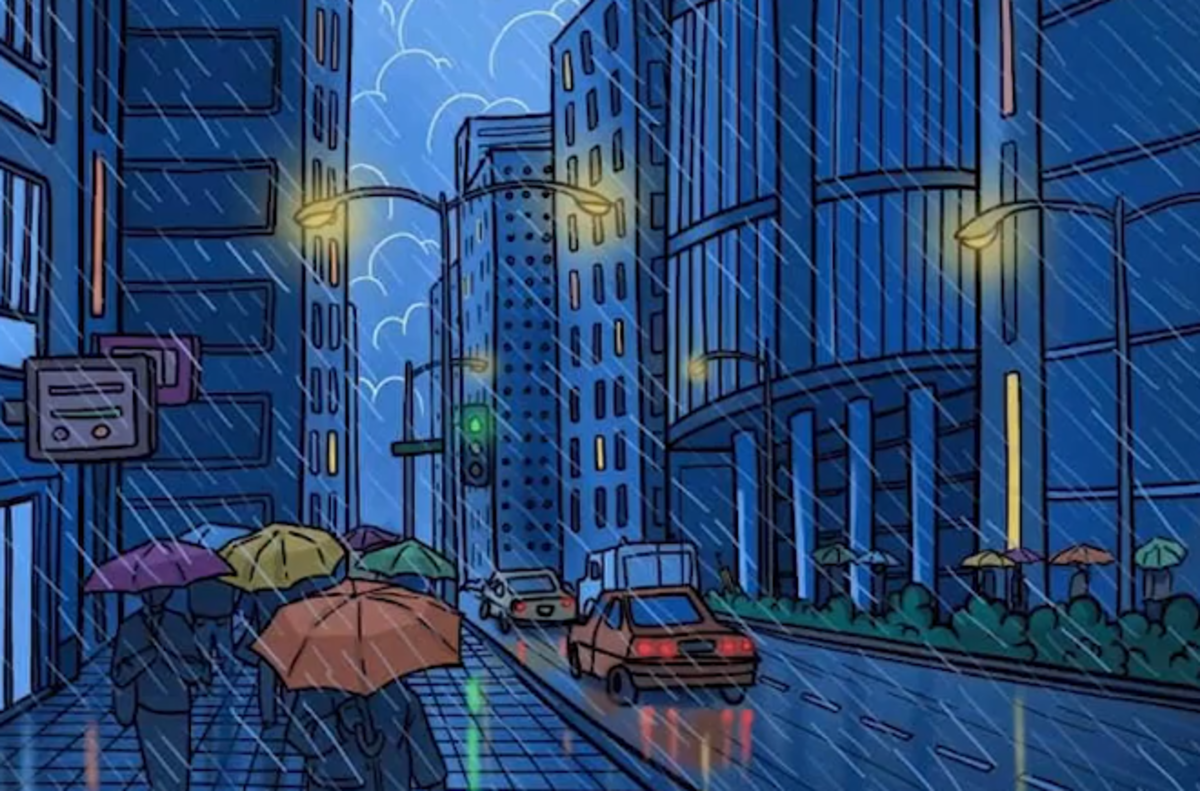 Poskusite hitro najti skriti dežnik / vzorec Bright Side Poskusite hitro najti skriti dežnik / vzorec Bright Side