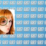 Preprost IQ test: v 8 sekundah poiščite dodatno številko na sliki Preprost IQ test: v 8 sekundah poiščite dodatno številko na