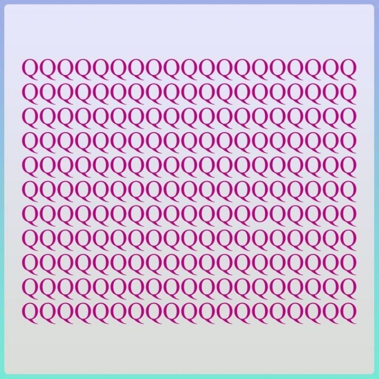 Zahtevna uganka IQ: le srečneži bodo našli skrito črko 