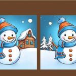 Kje so razlike med dvema snežakoma: le 19 sekund za